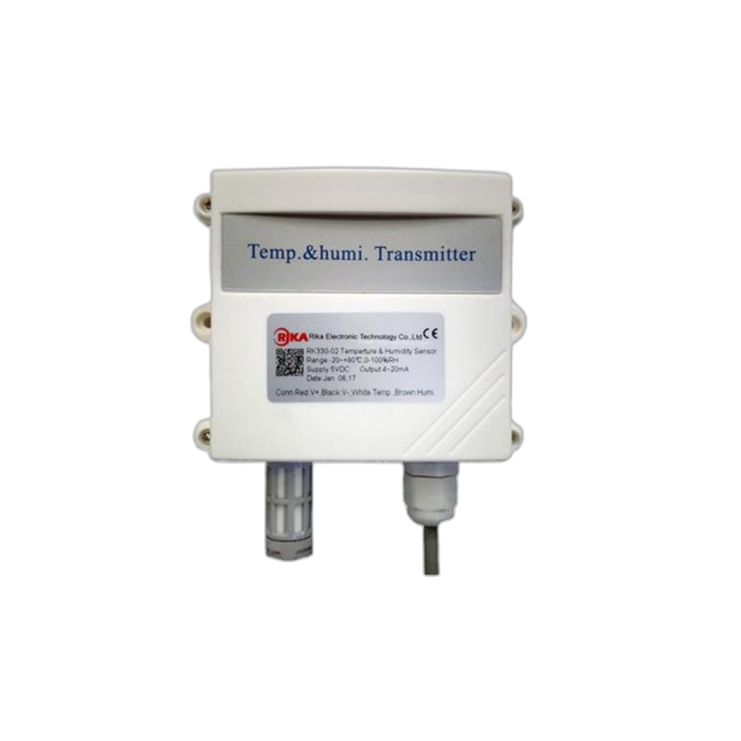 RK330-02 Duvara Monte Edilebilen  Sıcaklık ve Nem  Sensörü  