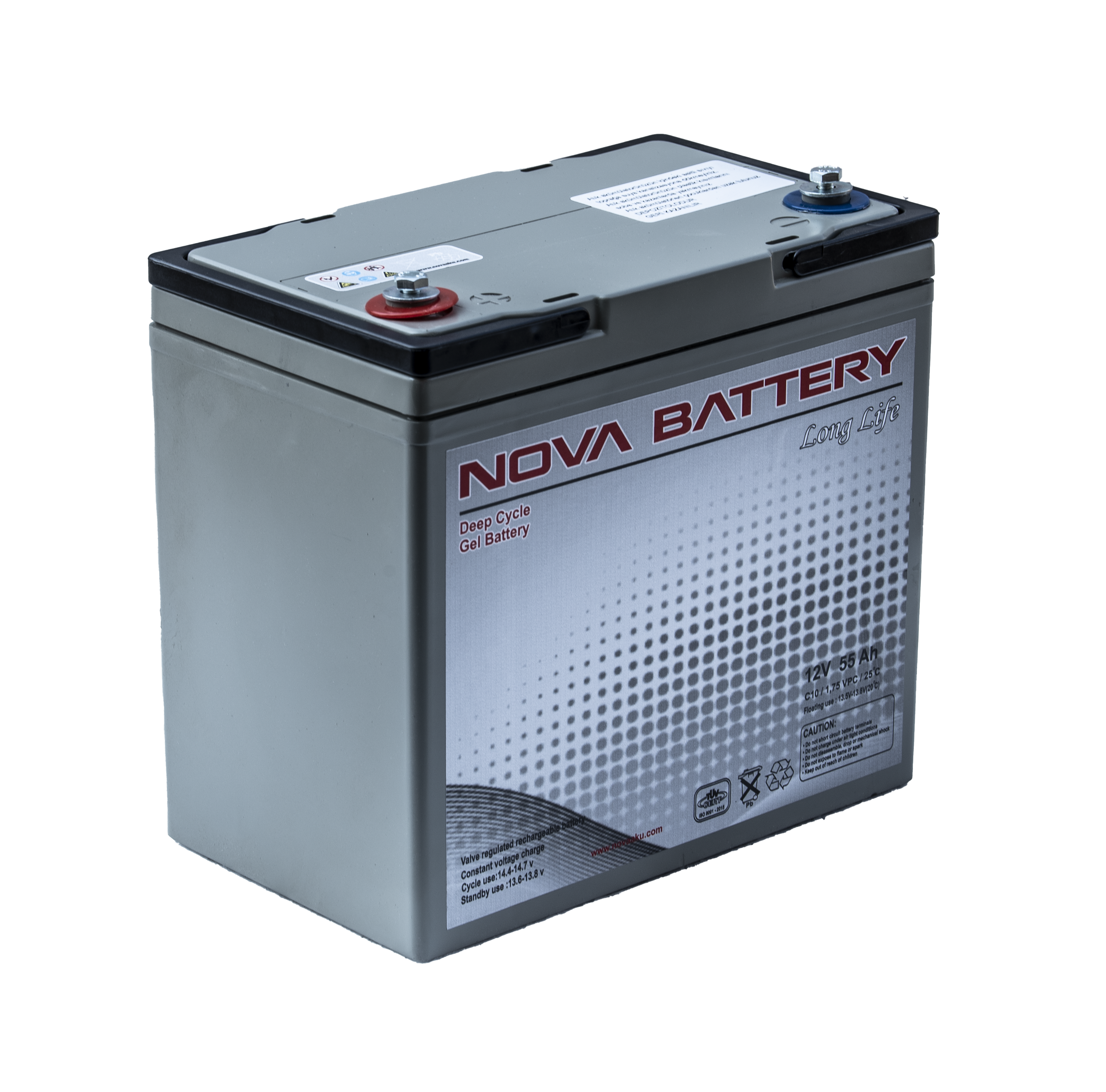 VRLA Deep Cycle (Derin Döngü) 12V 55AH Jel Akü