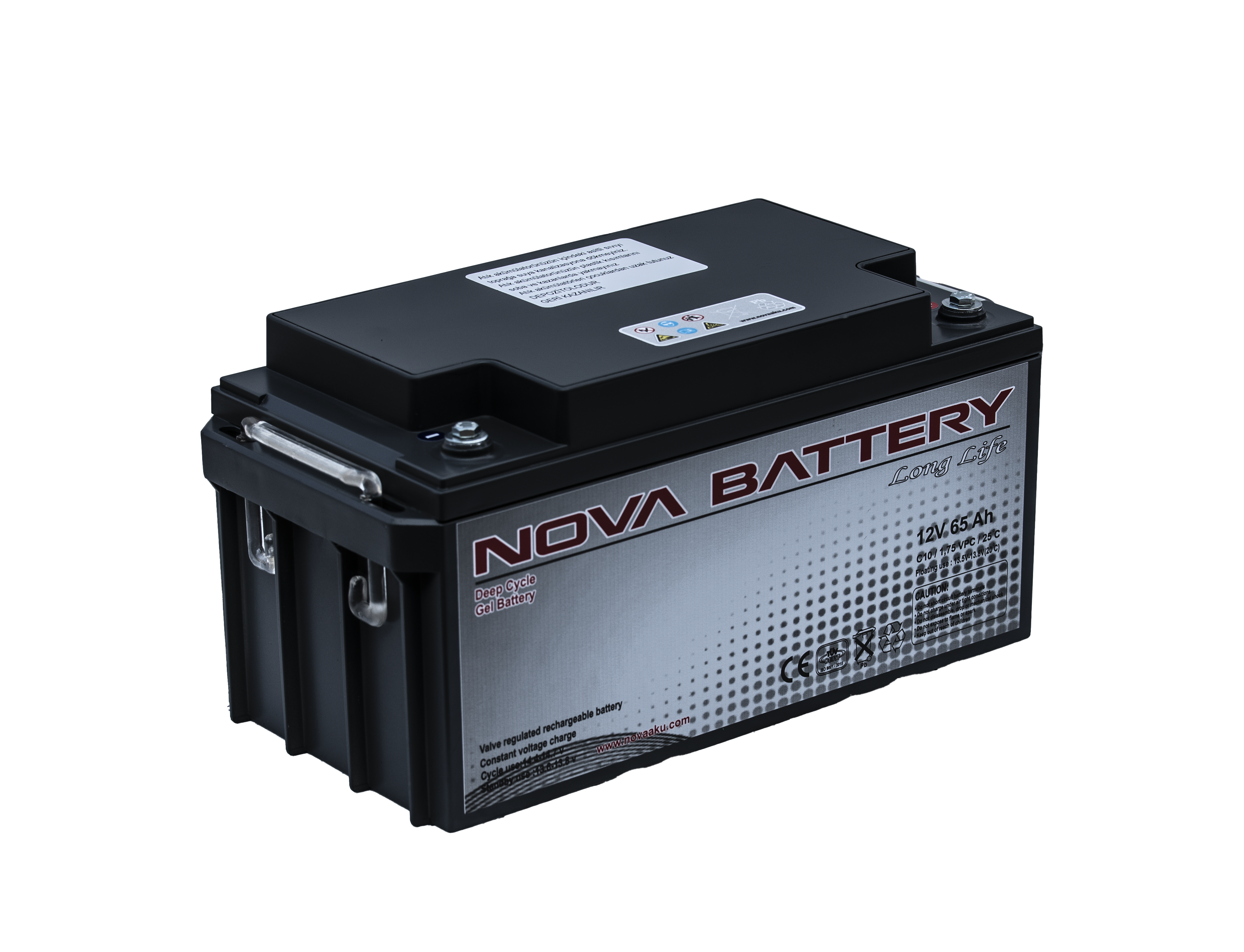 VRLA Deep Cycle (Derin Döngü) 12V 65AH Jel Akü