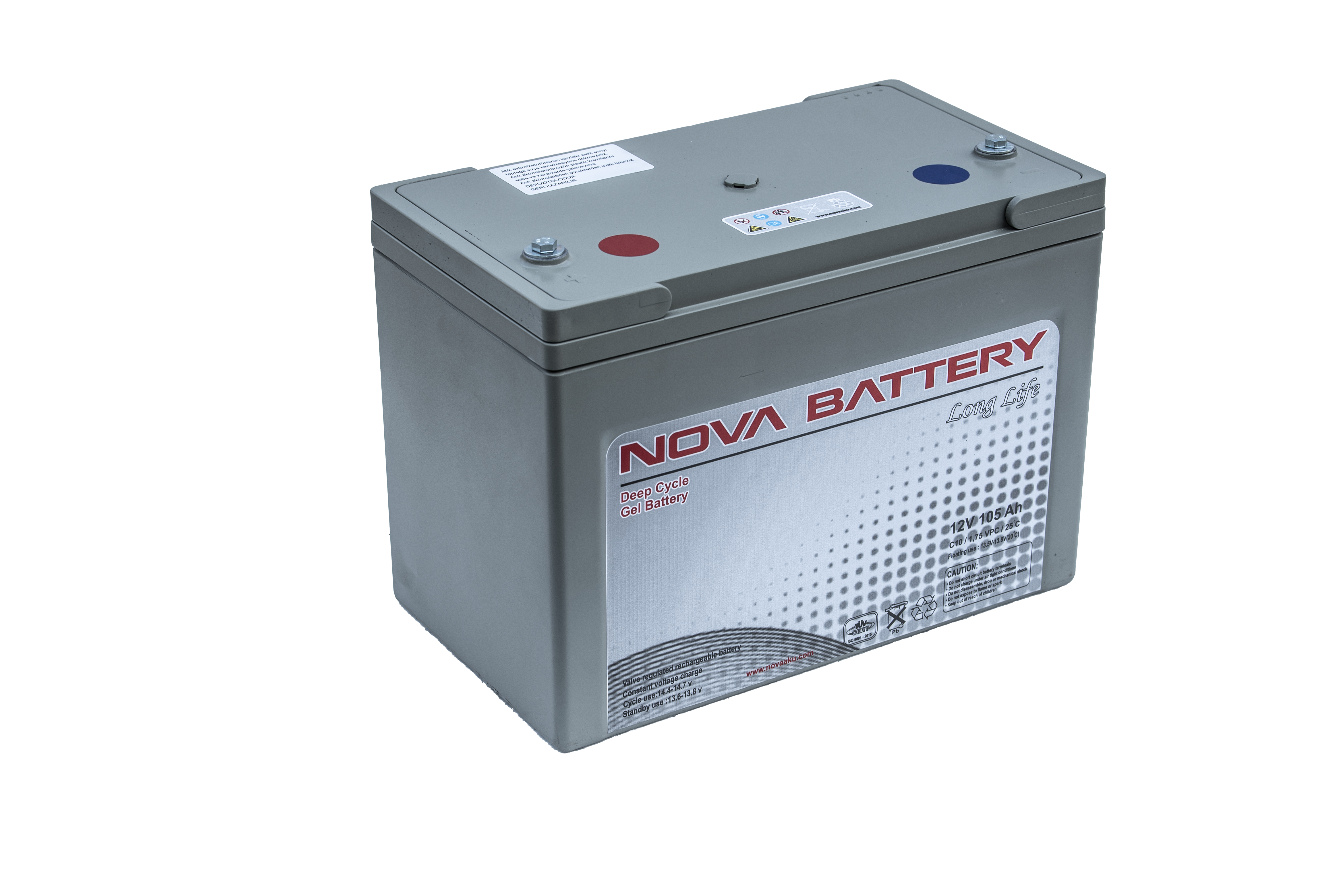 VRLA Deep Cycle (Derin Döngü) 12V 105AH Jel Akü