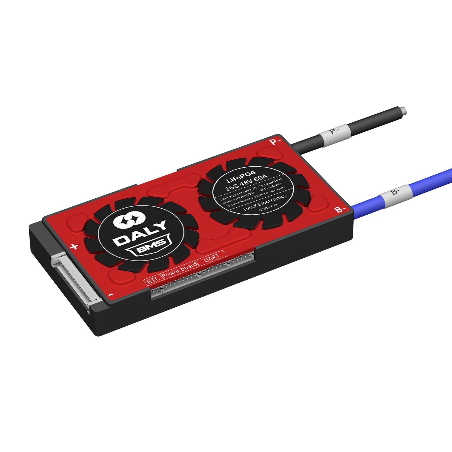 Daly BMS Batarya Yönetim Sistemi LiFePO4 16S 48V 60A 