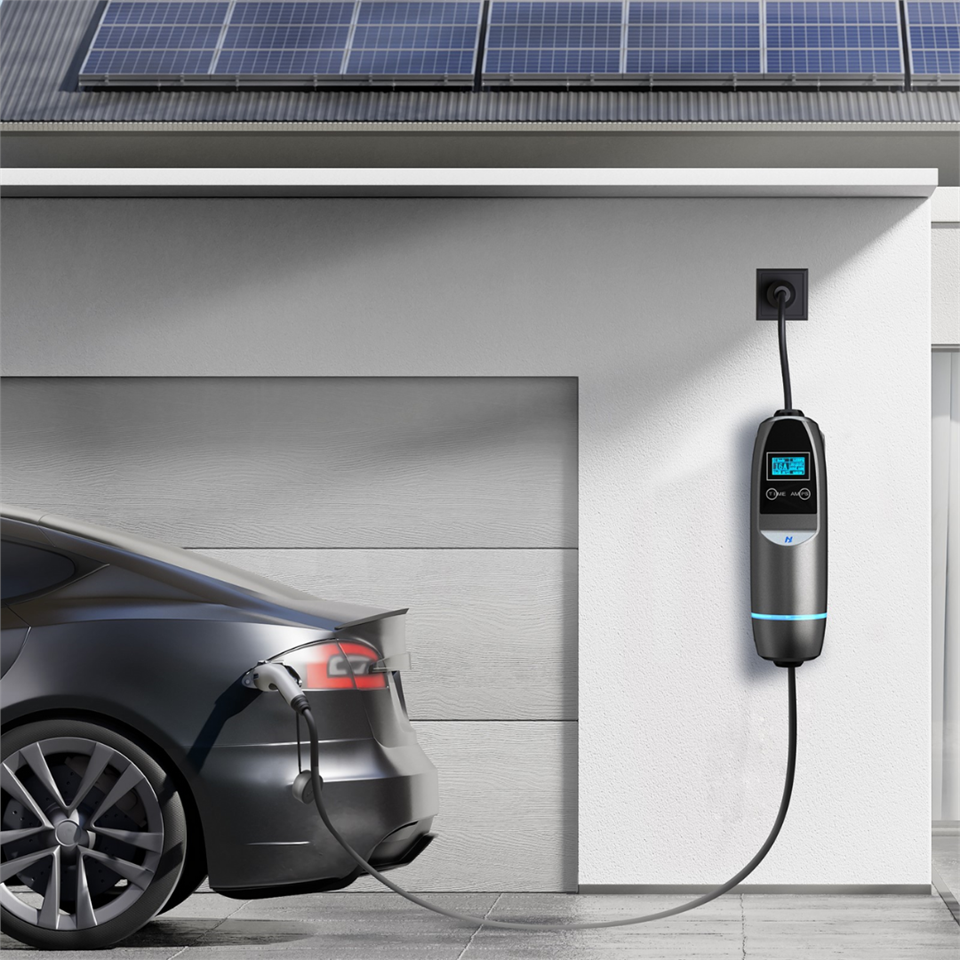 Khons 5m Kablolu Taşınabilir  Elektrikli Araç Şarj İstasyonu/Cihazı  Tek Faz, 16A , 3,6KW